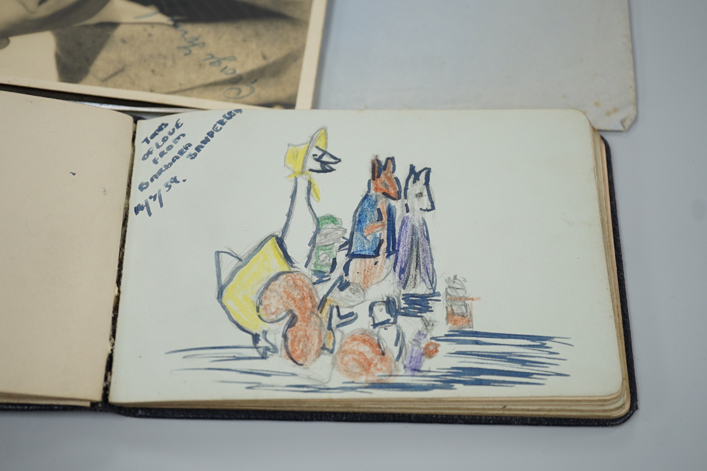 Mixed autographs including George Formby, 1938, Charlie Chaplin, Noel Coward